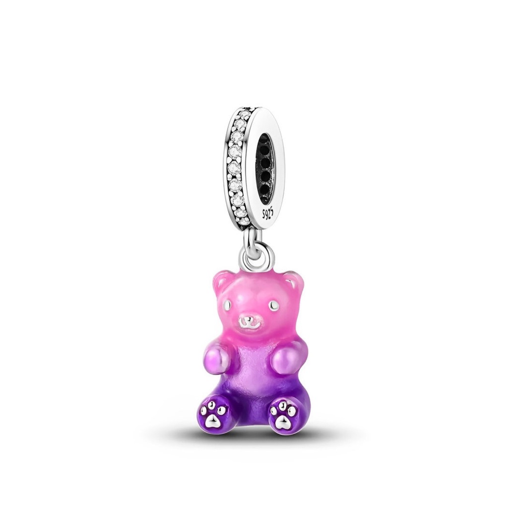 Gummy Bear Dangle Charm 925 Sterling Silver 49$